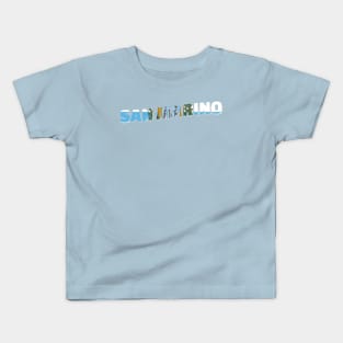 San Marino Vintage style retro souvenir Kids T-Shirt